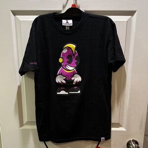 Kidrobot Black and Purple Graphic Tee